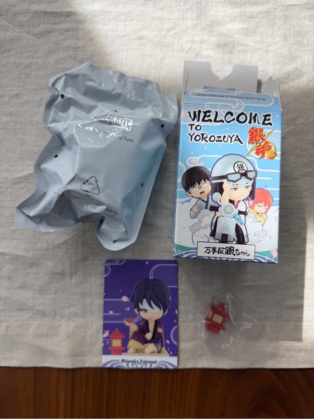 Gintama Shinsuke Takasugi POP MART anime figure blind box